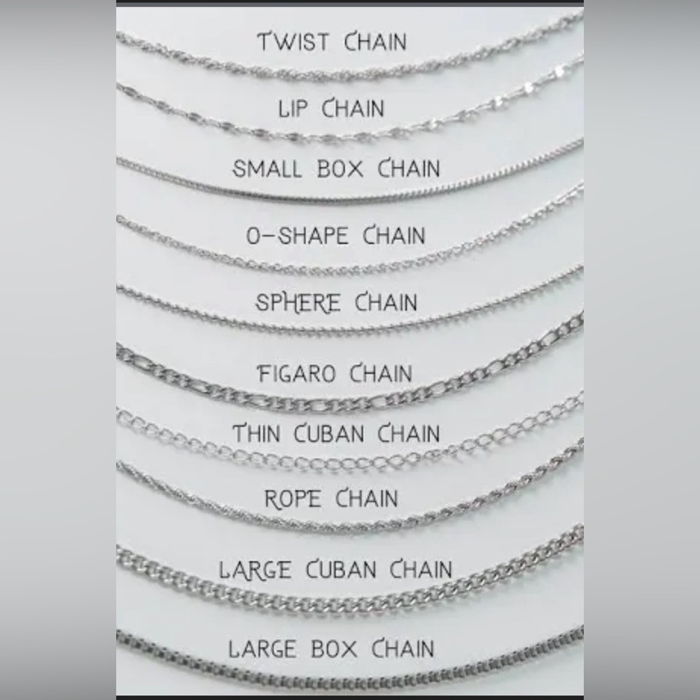 Stainless Steel Chain Necklace and Bracelet Set - Picture 6 of 6